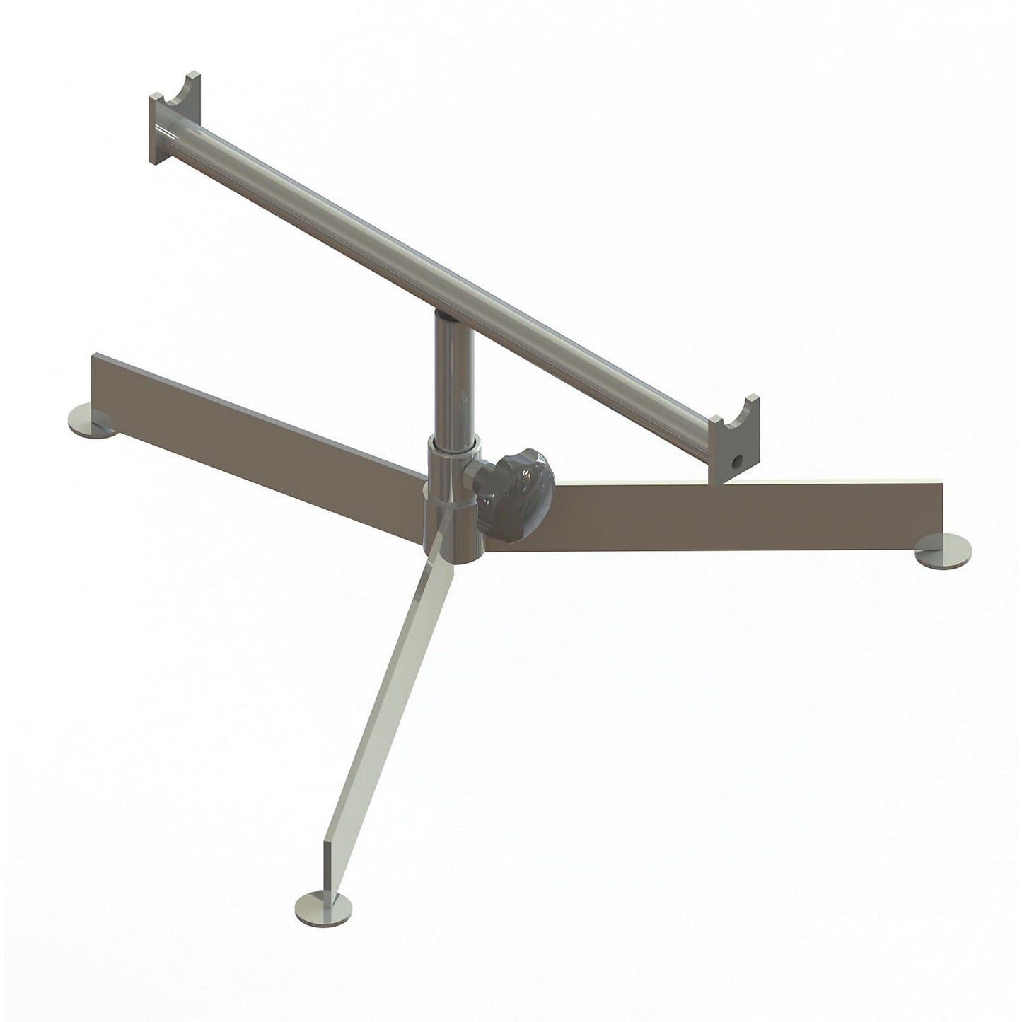 Lightweight tripod frame support, for track width 500 mm, height up to support 210 - 350 mm.