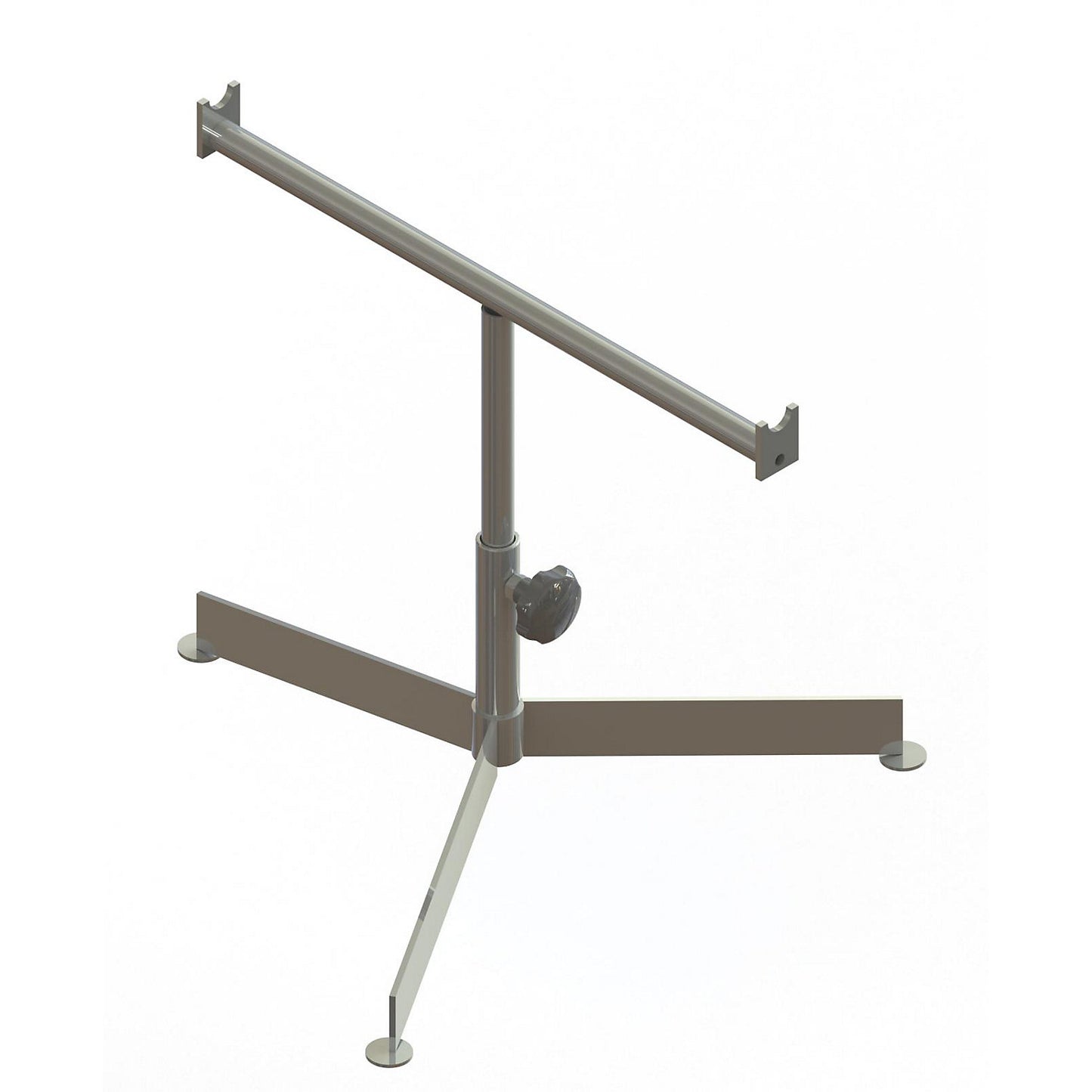 Lightweight tripod frame support, for track width 600 mm, height up to support 340 - 590 mm.