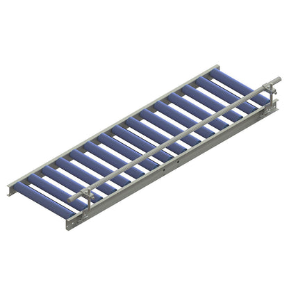 Side guide rail for straight sections of the skate wheel conveyor, single sided, length 1500 mm.