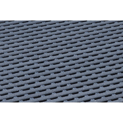 Industrial grid mat for high mechanical loads, cut per metre, width 1200 mm, grey.