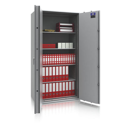 Fire resistant safety cabinet, VDS class I, VDMA W, grade S2 in accordance with EN 14450, S 60 P, HxWxD 1884 x 975 x 559 mm.