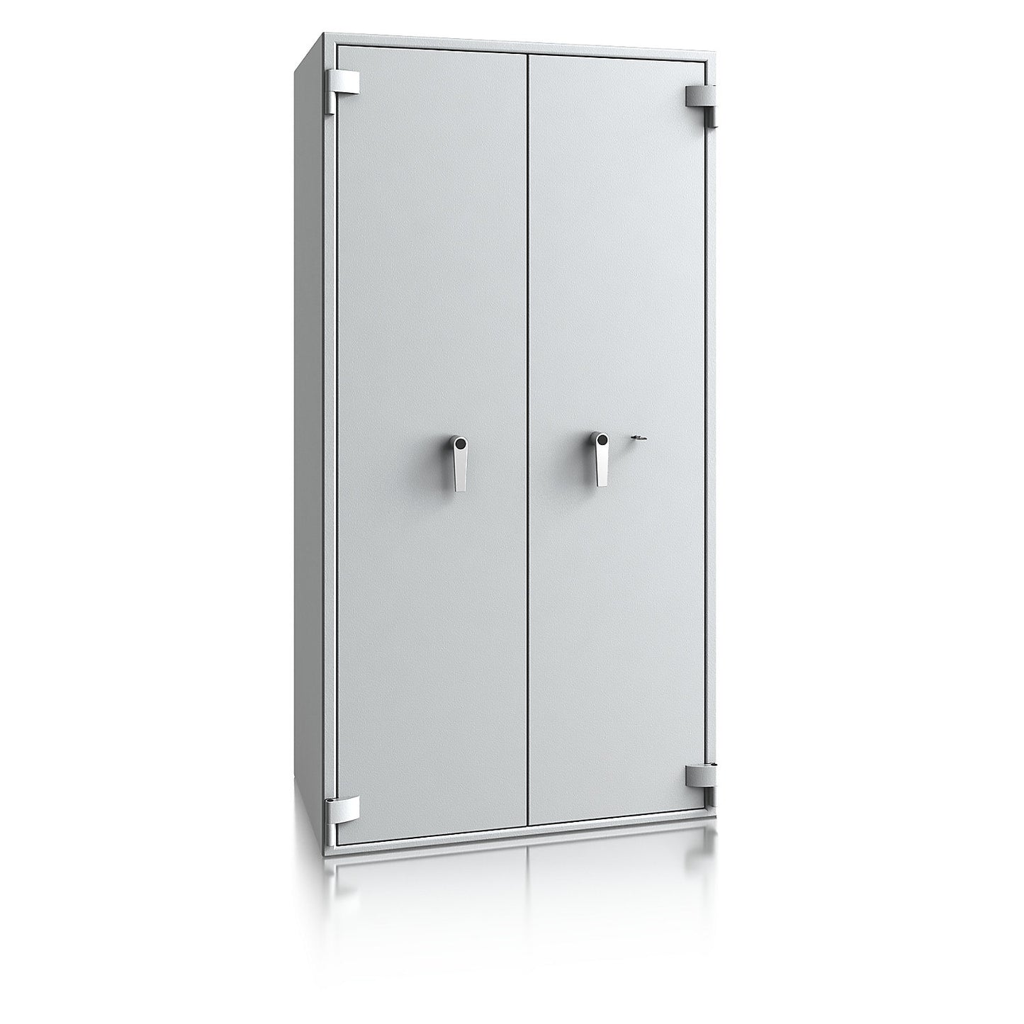 Fire resistant safety cabinet, VDS class I, VDMA W, grade S2 in accordance with EN 14450, S 60 P, HxWxD 1884 x 975 x 559 mm.