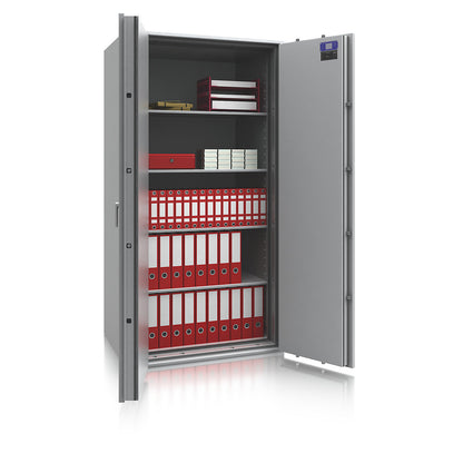 Fire resistant safety cabinet, VDS class I, VDMA W, grade S2 in accordance with EN 14450, S 60 P, HxWxD 1884 x 975 x 696 mm.