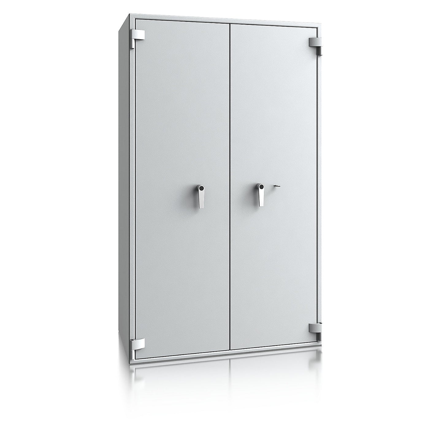 Fire resistant safety cabinet, VDS class I, VDMA W, grade S2 in accordance with EN 14450, S 60 P, HxWxD 1884 x 1128 x 559 mm.