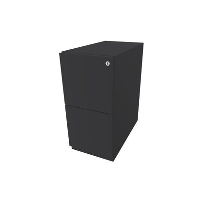 Note™ mobile pedestal, with 2 suspension file drawers, HxW 645 x 300 mm, charcoal.