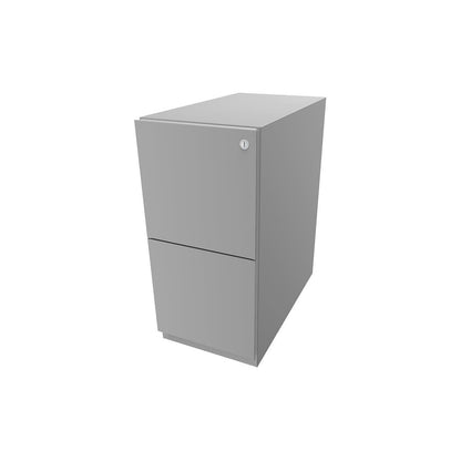 Note™ mobile pedestal, with 2 suspension file drawers, HxW 645 x 300 mm, light grey.