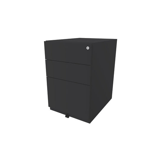 Note™ mobile drawer unit, with 2 universal drawers, 1 suspension file drawer, HxWxT 645 x 420 x 565 mm, charcoal.