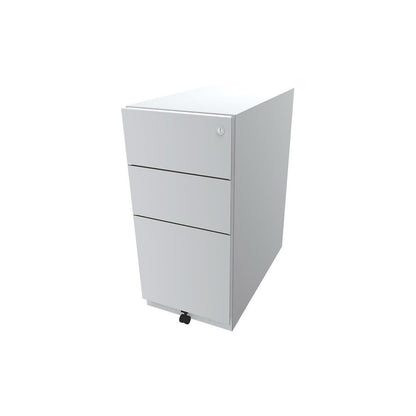 Note™ mobile drawer unit, with 2 universal drawers, 1 suspension file drawer, HxWxT 645 x 300 x 565 mm, traffic white.