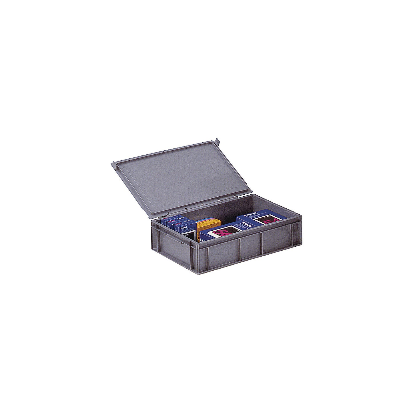 Euro size containers, capacity 28 l, LxWxH 600 x 400 x 161 mm, 1+ items.