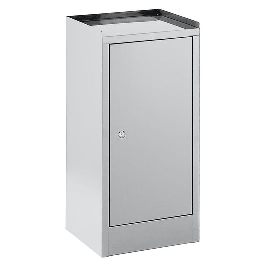 Tool cupboard, with 1 drawer, 2 shelves, HxWxD 750 x 350 x 350 mm, light grey RAL 7035.