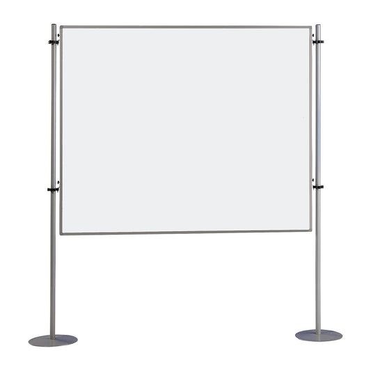 Info board, one-part - sheet steel, coated, WxH 1500 x 1200 mm.