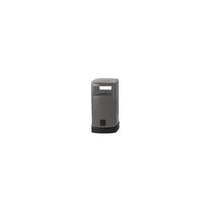 Plastic waste collector for outdoor use, capacity 120 l, WxHxD 580 x 1050 x 580 mm, grey.