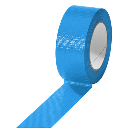 Fabric tape, in different colours, pack of 24 rolls, blue, tape width 38 mm.