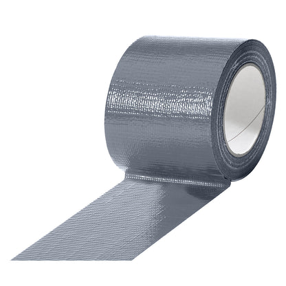 Fabric tape, in different colours, pack of 12 rolls, silver, tape width 75 mm.