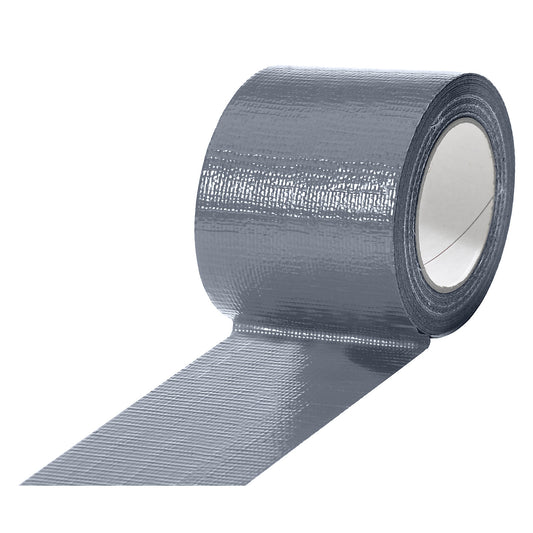 Fabric tape, in different colours, pack of 12 rolls, silver, tape width 75 mm.