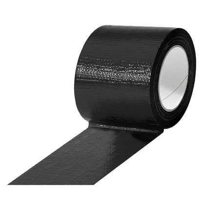 Fabric tape, in different colours, pack of 12 rolls, black, tape width 75 mm.