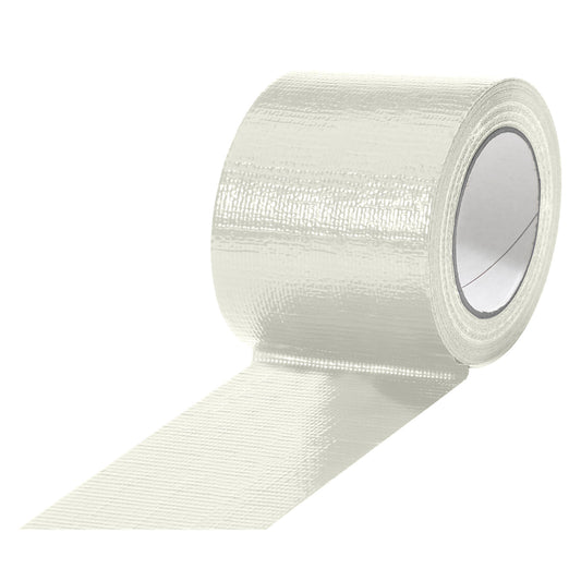 Fabric tape, in different colours, pack of 12 rolls, white, tape width 75 mm.