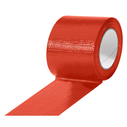 Fabric tape, in different colours, pack of 12 rolls, red, tape width 75 mm.