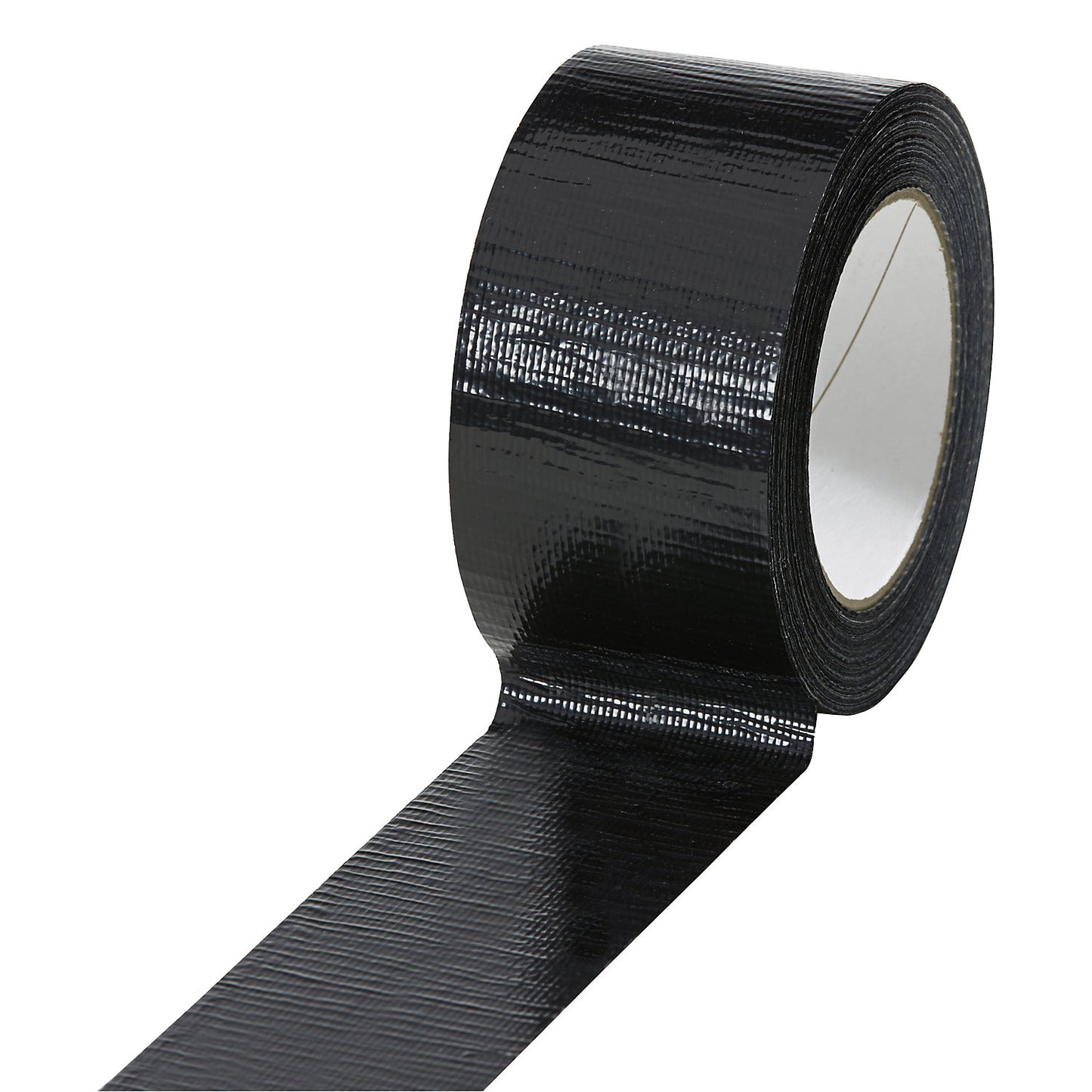Fabric tape, in different colours, pack of 18 rolls, black, tape width 50 mm.