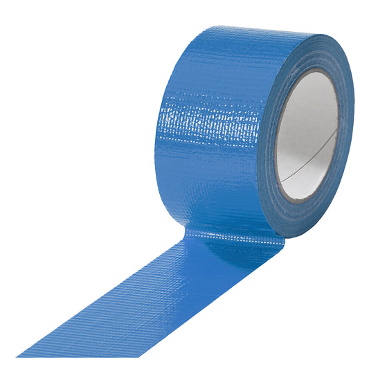 Fabric tape, in different colours, pack of 18 rolls, blue, tape width 50 mm.