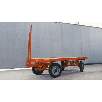 Trailer, 4-wheel linked ackerman steering, max. load 3 t, platform 2.0 x 1.0 m, pneumatic tyres.