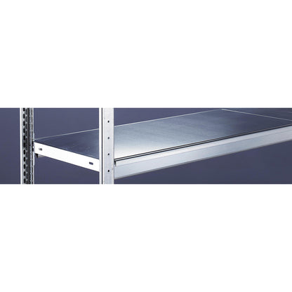 Additional level with steel shelf, width 1500 mm, depth 400 mm.
