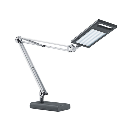 4 WORK LED desk lamp, height 720 mm, charcoal.