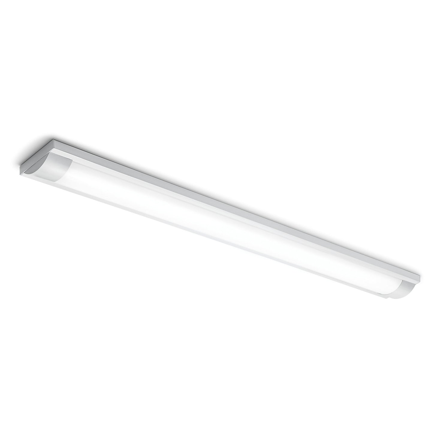 LED ceiling lamp, 41 W, height 46 mm, light grey.