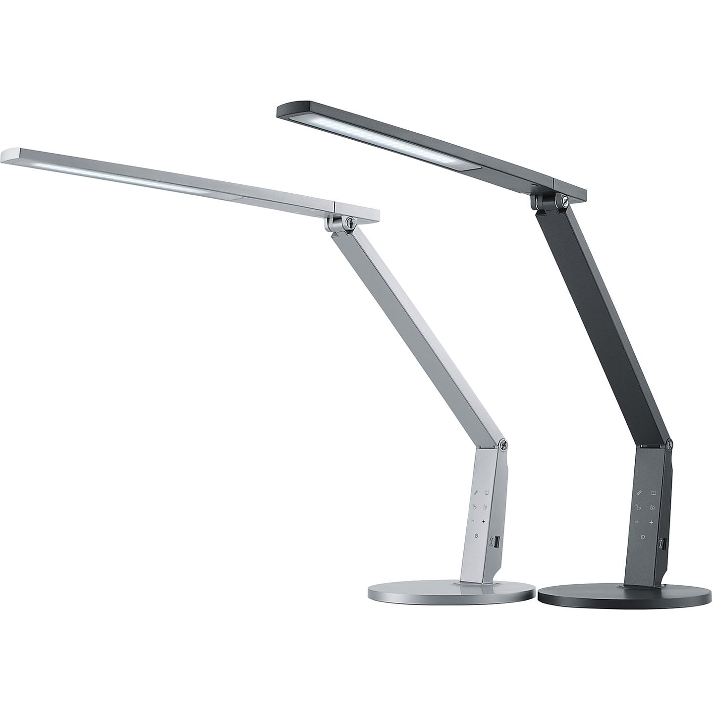 VARIO PLUS LED desk lamp, height 540 mm, charcoal.