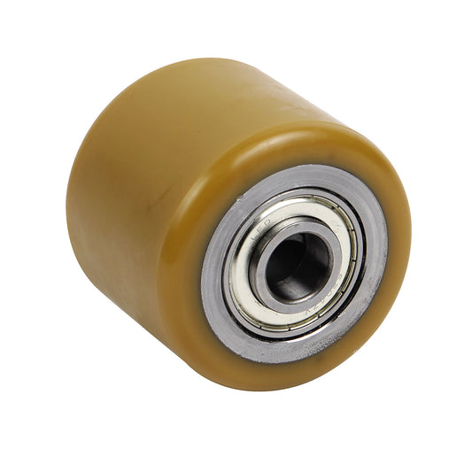 Fork roller, polyurethane, length 74 mm.