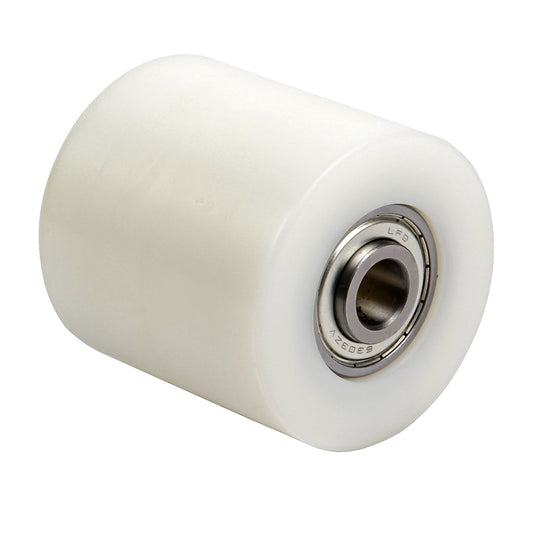 Fork roller, nylon, length 88.5 mm.