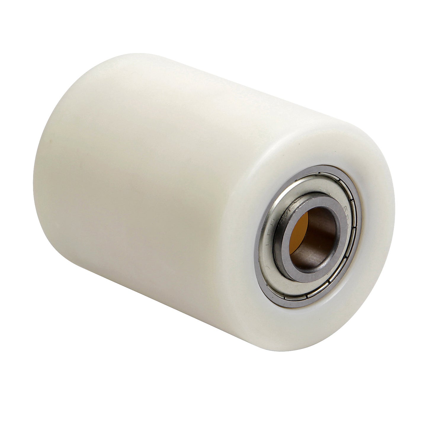 Fork roller, nylon, length 98 mm, roller width 95 mm.