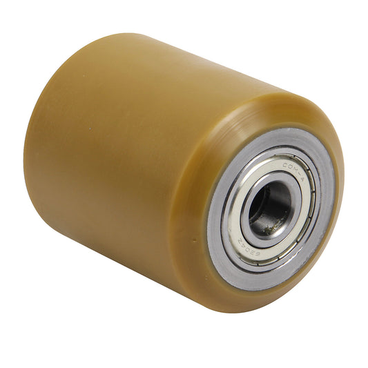 Fork roller, polyurethane, installation length 98 mm, roll width 88 mm.