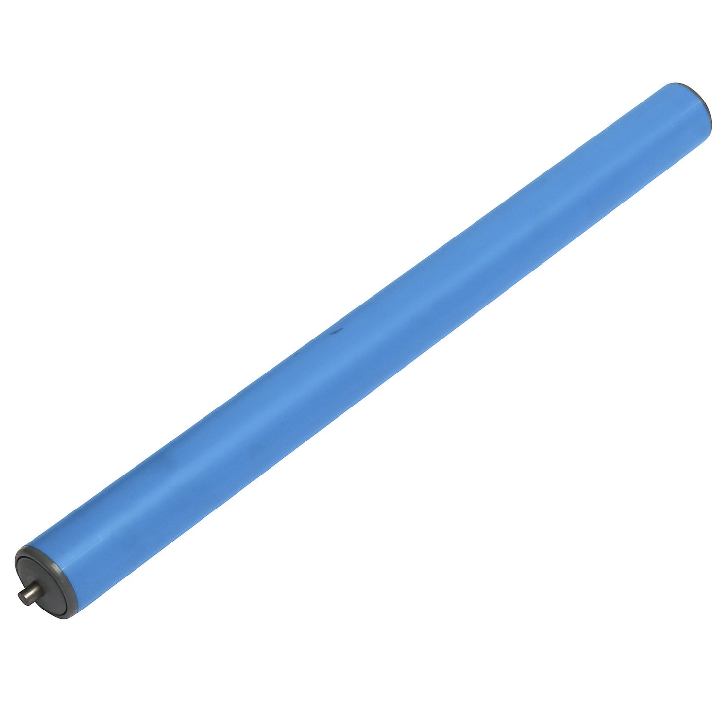 Plastic conveyor roller, roller Ø 50 mm, sprung axle, length 600 mm.