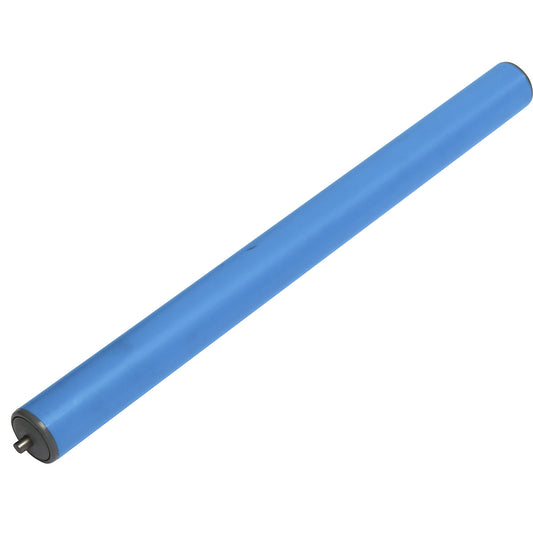 Plastic conveyor roller, roller Ø 50 mm, sprung axle, length 600 mm.