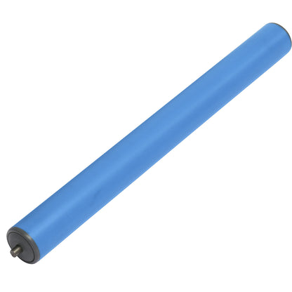 Plastic conveyor roller, roller Ø 50 mm, sprung axle, length 500 mm.