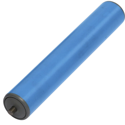 Plastic conveyor roller, roller Ø 50 mm, sprung axle, length 300 mm.