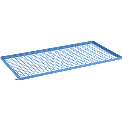 Shelf, LxW 1310 x 640 mm, made of wire mesh.