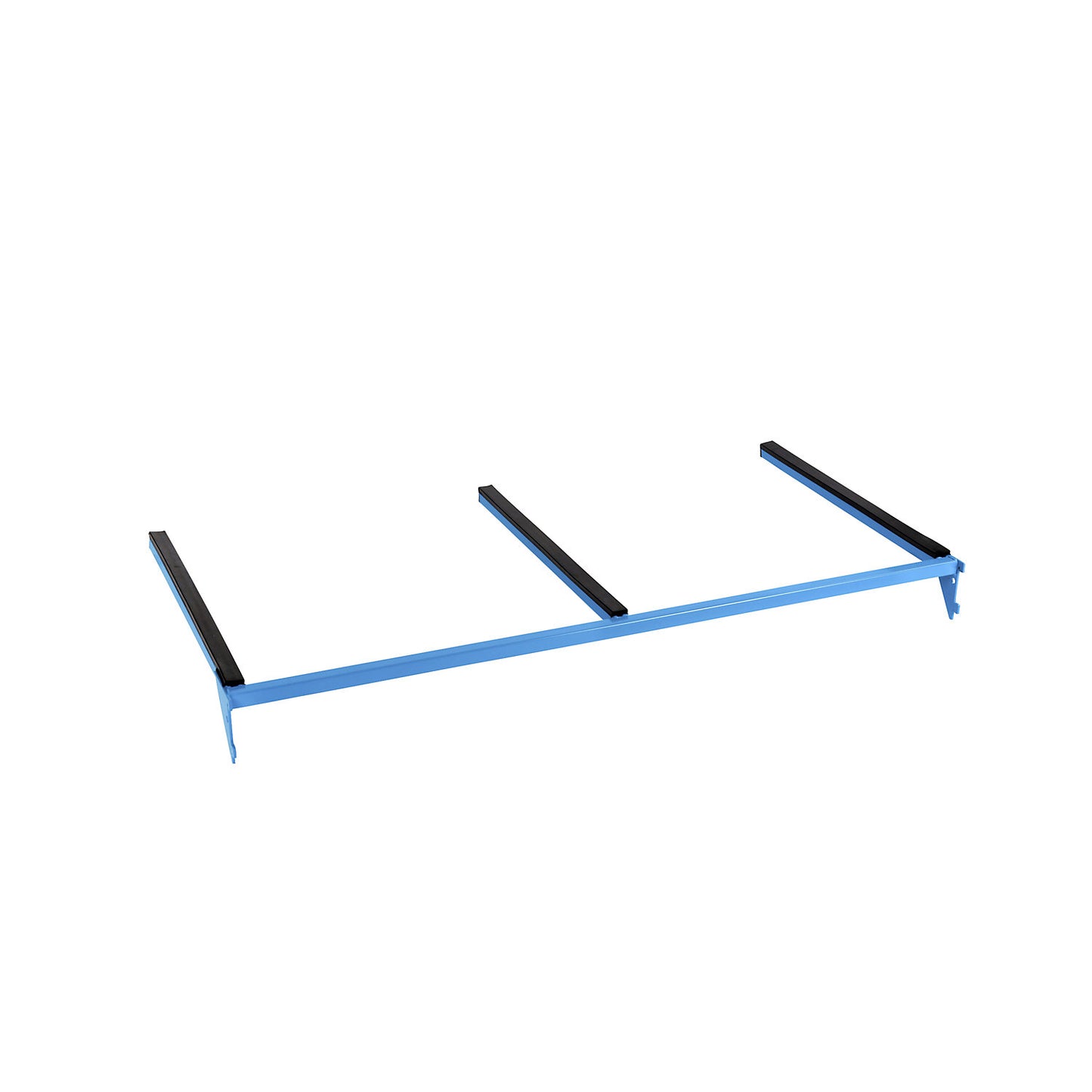 Shelves with 3 cantilever arms, with rubber covering, max. load 50 kg.