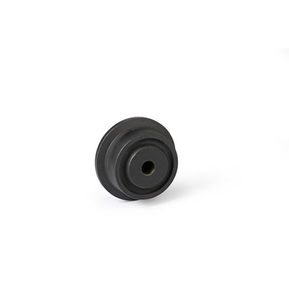 Grey cast iron wheel with flange, plain bearings, wheel Ø with flange 125 mm.
