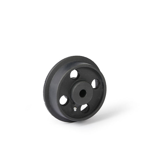 Grey cast iron wheel with flange, plain bearings, wheel Ø with flange 175 mm.