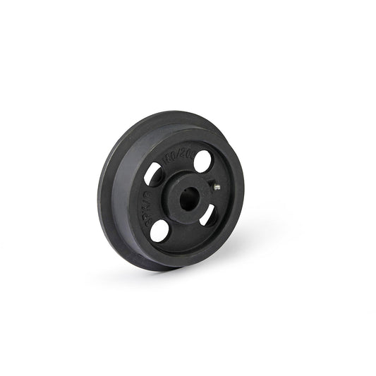 Grey cast iron wheel with flange, plain bearings, wheel Ø with flange 210 mm.