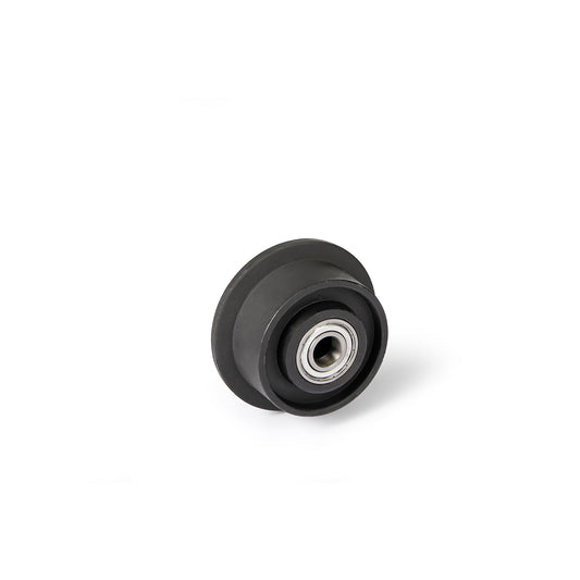 Grey cast iron wheel with flange, ball bearings, wheel Ø with flange 125 mm, max. load 1000 kg.