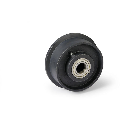 Grey cast iron wheel with flange, ball bearings, wheel Ø with flange 230 mm, max. load 3000 kg.