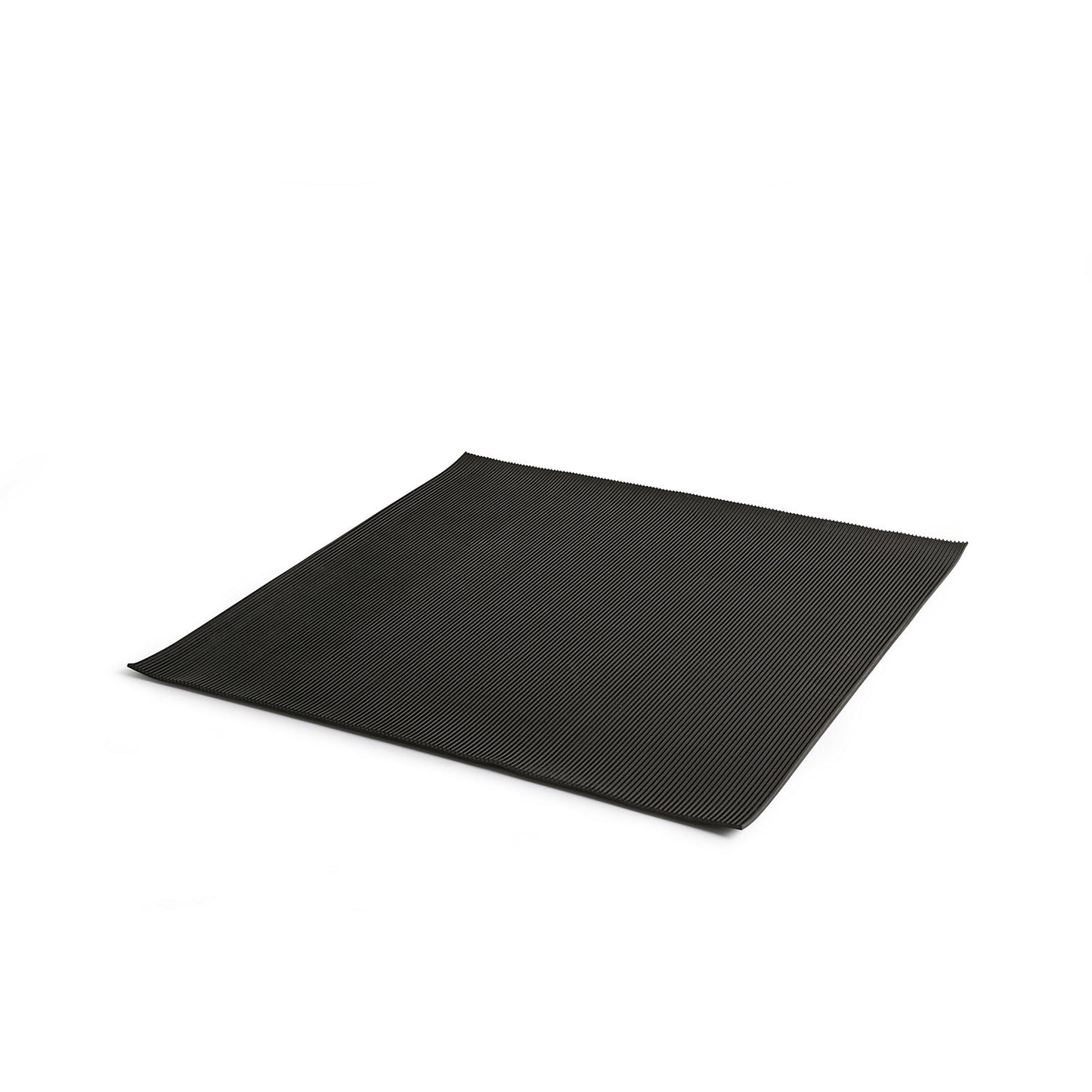 Ribbed rubber cover for tool cupboard, to protect the cupboard and tools, WxD 500 x 500 mm.
