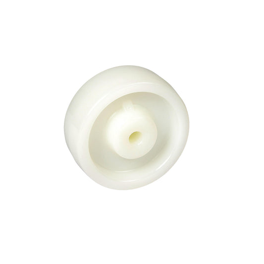 Nylon wheel, reinforced wheel housing, wheel Ø x width 125 x 45 mm, plain bearings.