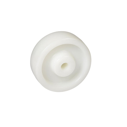 Nylon wheel, reinforced wheel housing, wheel Ø x width 150 x 50 mm, plain bearings.