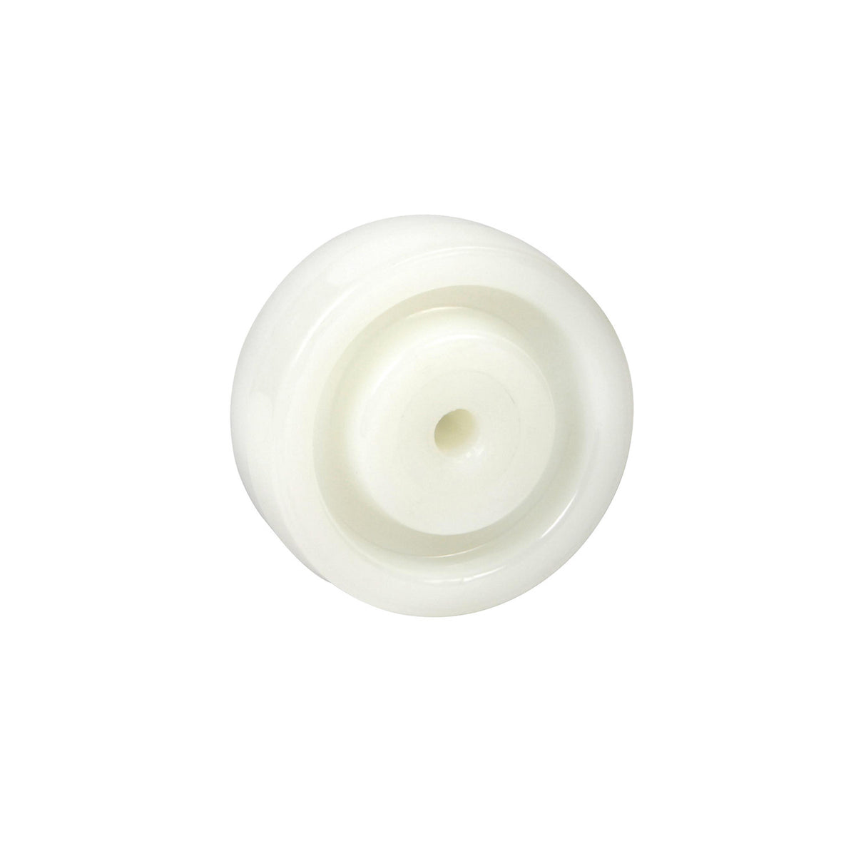 Nylon wheel, reinforced wheel housing, wheel Ø x width 100 x 35 mm, plain bearings.