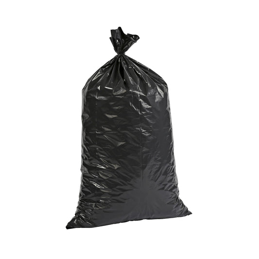 Waste sacks, LDPE, 70 l, 37 µm, WxL 575 x 1000 mm, pack of 250, black.