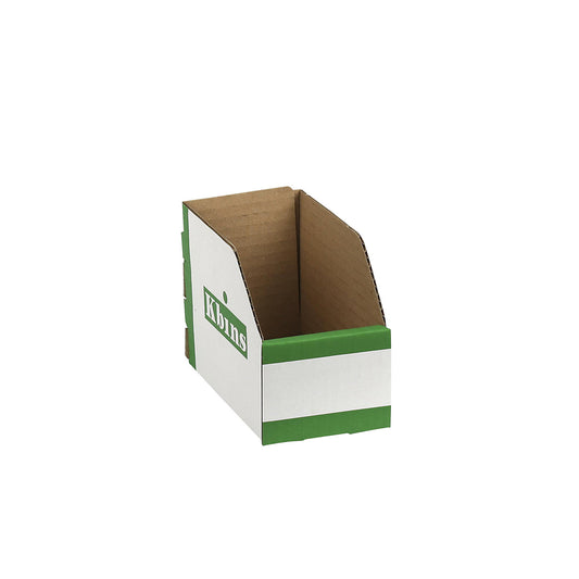 Corrugated storage bin, pack of 50, LxWxH 150 x 75 x 100 mm.
